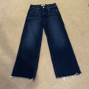 Paige Denim Anessa High Rise Pocket Style Jeans Size 26 Dark wash Wide Leg